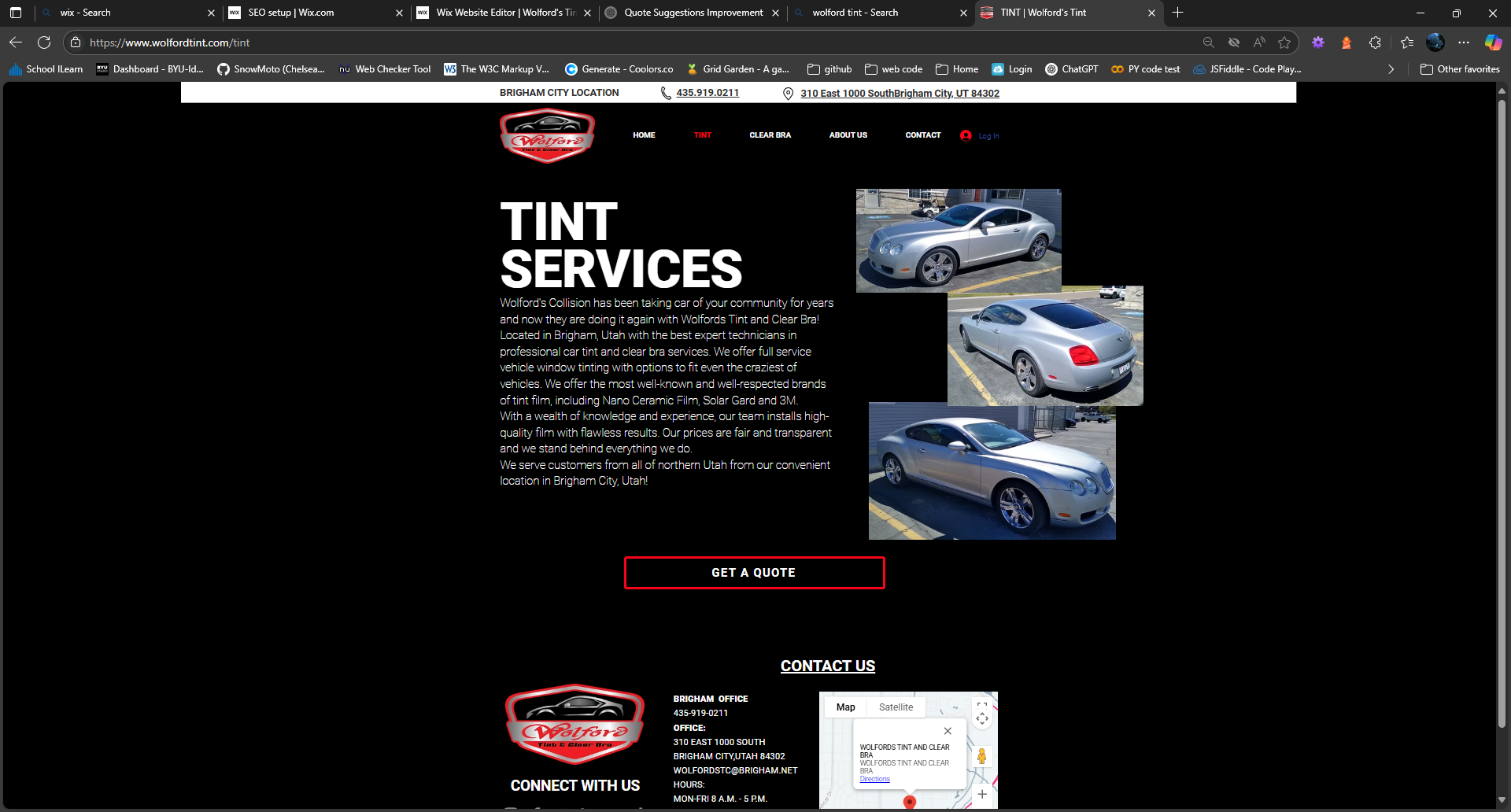 Home Features Section